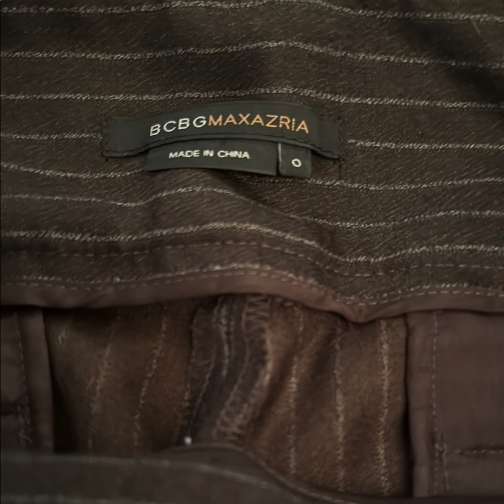 BCBGMaxAzria Brown Wide-Leg Trousers - Picture 10 of 13
